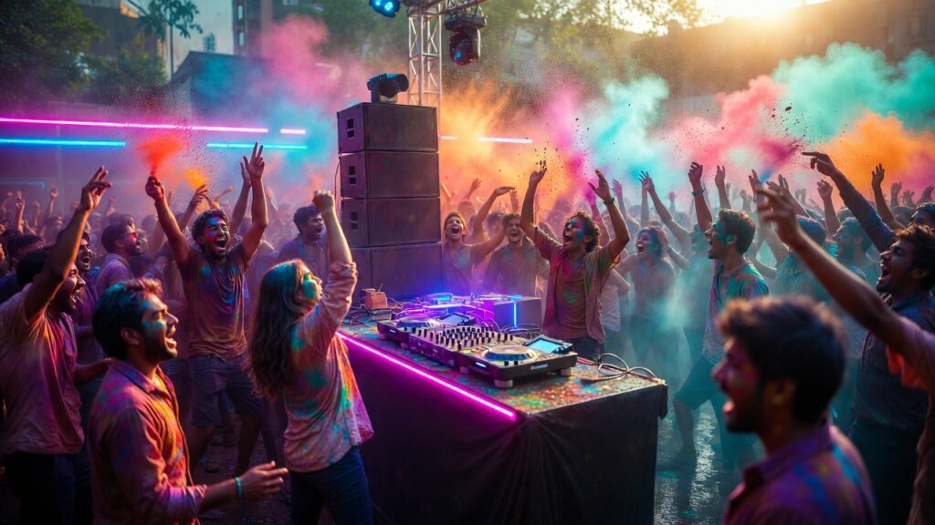 Delhi – High-Energy Holi Parties