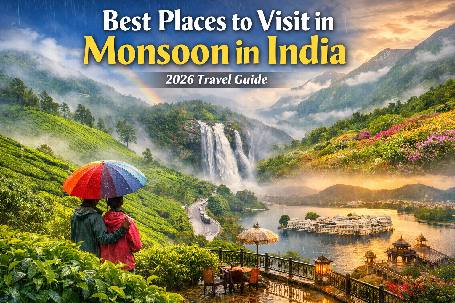 Best Places to Visit in Monsoon in India – 2026 Travel Guide